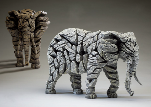 Handpainted Contemporary Elephant Sculpture UK