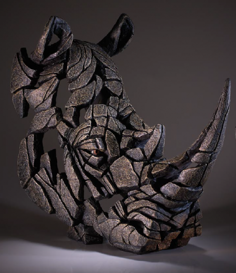 Rhinoceros black sculpture