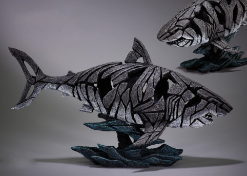Shark sculpture from UK artist