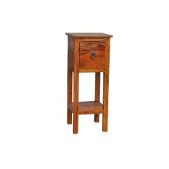 sheesham wood telephone table with drawer
