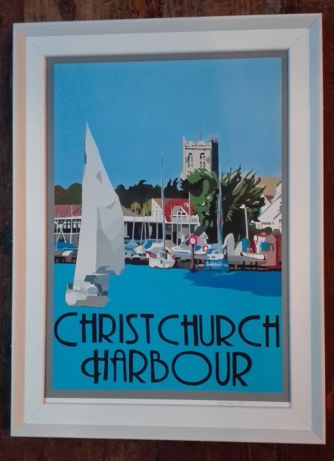 vintage christchurch harbour