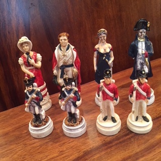handmade Italian Nigri Scacchi chess set – battle of Waterloo handmade Italian Nigri Scacchi chess set – battle of Waterloo