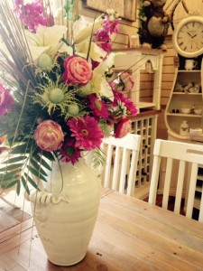 silk flower arrangement Bournemouth Dorset