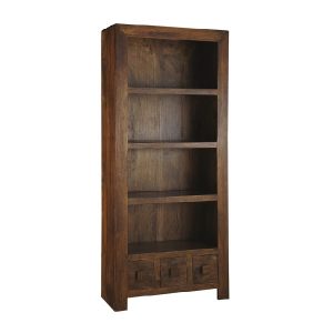 Dark-Mango-Wood-Bookcase