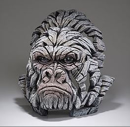 Sculpture gorilla white