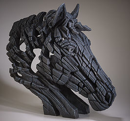 Sculpture horse black