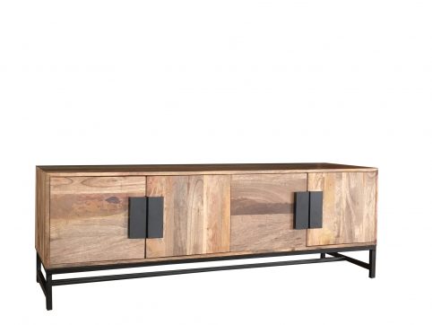 contemporary style wooden plasm tv stand media unit low sideboard