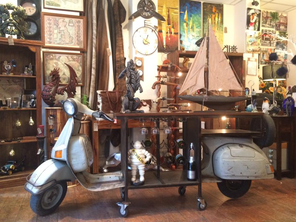 10 years of furniture design 6 retro style reclaimed Vespar bar table wine rack