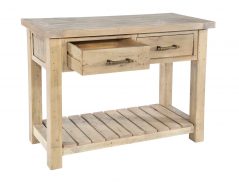 console table Drawer Open