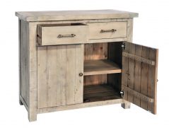 Natural solid reclaimed wood Small Sideboard