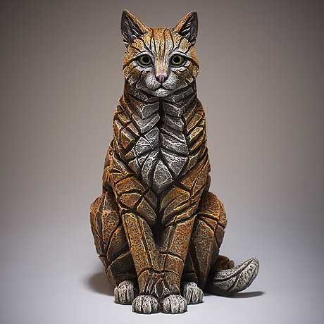 Cat Sitting Sculpture