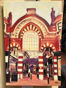 Victorian Westbourne arcade painting