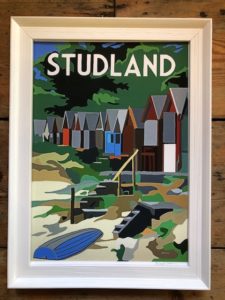 vintage style Studland print