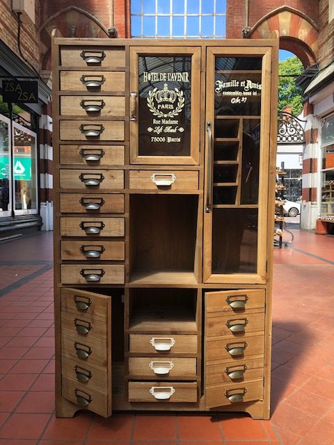 unique Parisian style storage cabinet with doors open unique Parisian style chest of drawers with lots of storage space