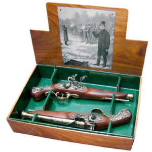 2 Duelling replica Flintlock Pistols Circa 1809