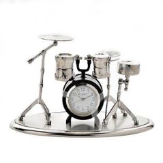 drum kit mini clock