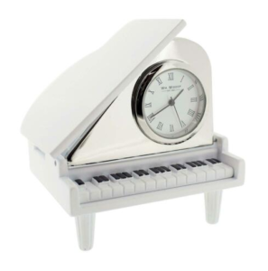 piano miniature clock