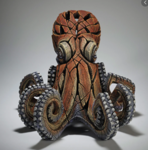handpainted modern octopus sculpture from UK