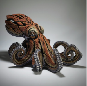 handpainted modern contemporary octopus sculpture from UK