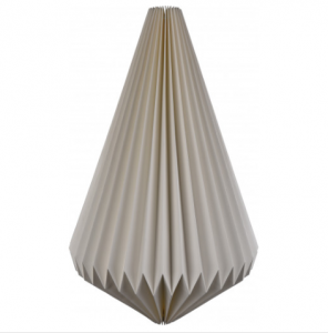 pendant shape fair trade natural paper lampshade