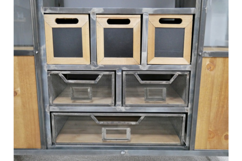 Industrial Metal Storage Cabinet With, Metal Storage Cabinet With Doors And Wheels