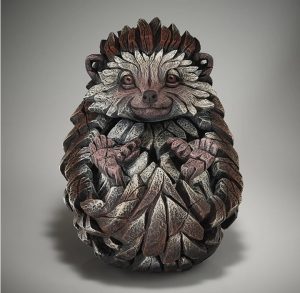 handpainted Edge sculpture hedgehog sculpture from UK