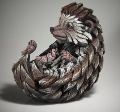 Handpainted hedgehog sculpture from UK