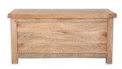 solid light mango wood coffee table trunk