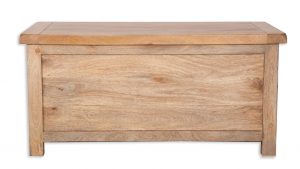 light solid mango wood trunk style coffee table
