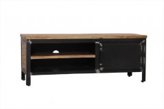 Industrial Dorset black detailed Tv stand