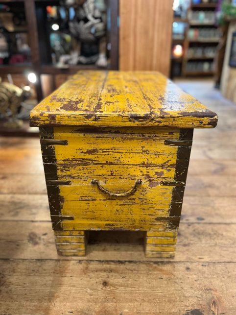 Side of Handcrafted Ancient Antique Style Chest Side of Handcrafted Ancient Antique Style Chest