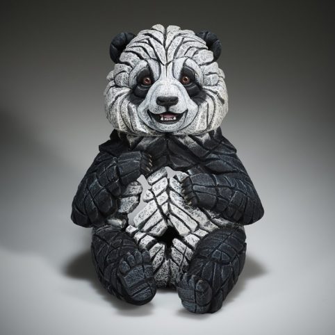 Hand Painted Panda Bust Sculpture UK Dorset hand painted panda sculpture Uk