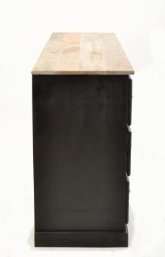 Handcrafted cabinet with 3 drawers and 1 cupboard side Handcrafted cabinet with 3 drawers and 1 cupboard side