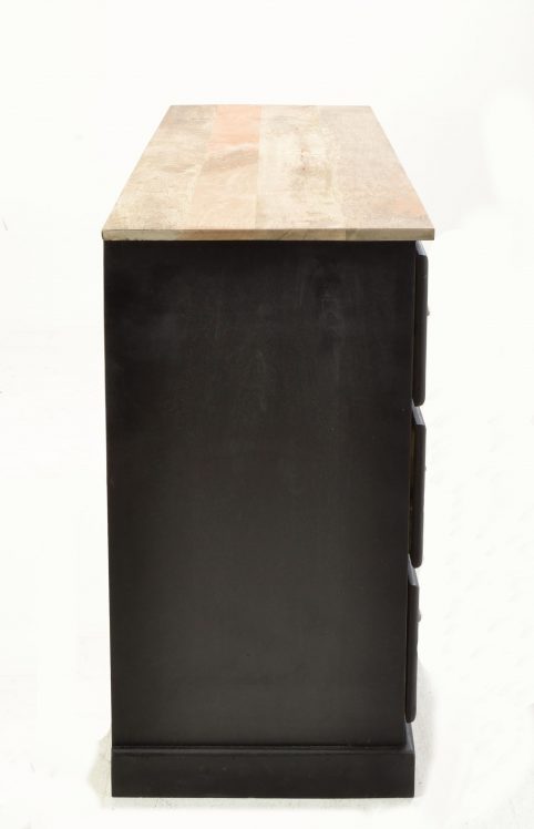 Handcrafted cabinet with 3 drawers and 1 cupboard side Handcrafted cabinet with 3 drawers and 1 cupboard side