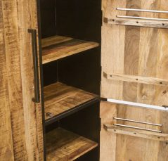 mango wood double locker