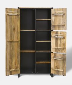 Chitran Product Photography industrial style natural mango wood locker dorset