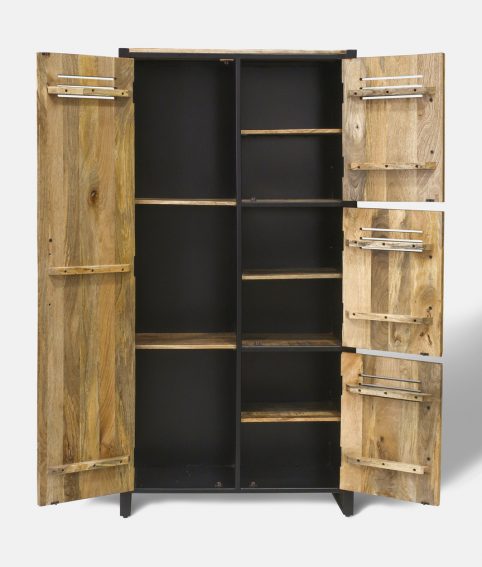 Chitran Product Photography industrial style natural mango wood locker dorset