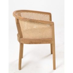 rattan-round-back-chair side