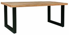 Chitran Product Photography Industrial Style Mango Wood Dinning Table with Iron Legs (two sizes) Dorset