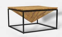 Industrial style diamond shape coffee table UK