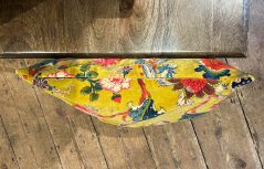 Yellow Boho Style Cotton Velvet Cushion Cover 50x50cm side Mustard Boho Style Cotton Velvet Cushion Cover 50x50cm side