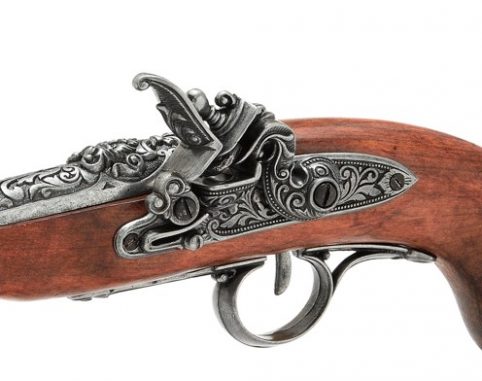 18 Century Flintlock Pirate Pistol Replica Pirate replica pistol details