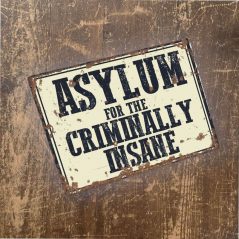 Asylum Metallic Wall Sign Dorset