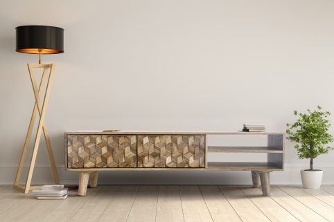 Interior of modern living room 3D rendering Interior of modern living room 3D rendering