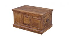 Handcrafted sheesham wood panel box