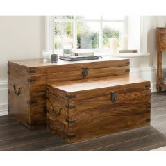 Sheesham Wood Tunk (set of 2) Mainland delivery