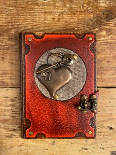 Handcrafted Heart Leather Journal