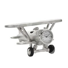 miniature clock biplane mainland uk delivery