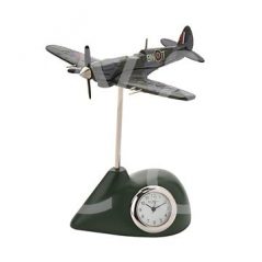 Collectable Miniature Clock- Spitfire Gift miniature clock spitfire mainland uk delivery