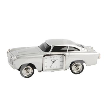 Collectable Miniature Clock- Sports Car Silver gift mini small clock sports car